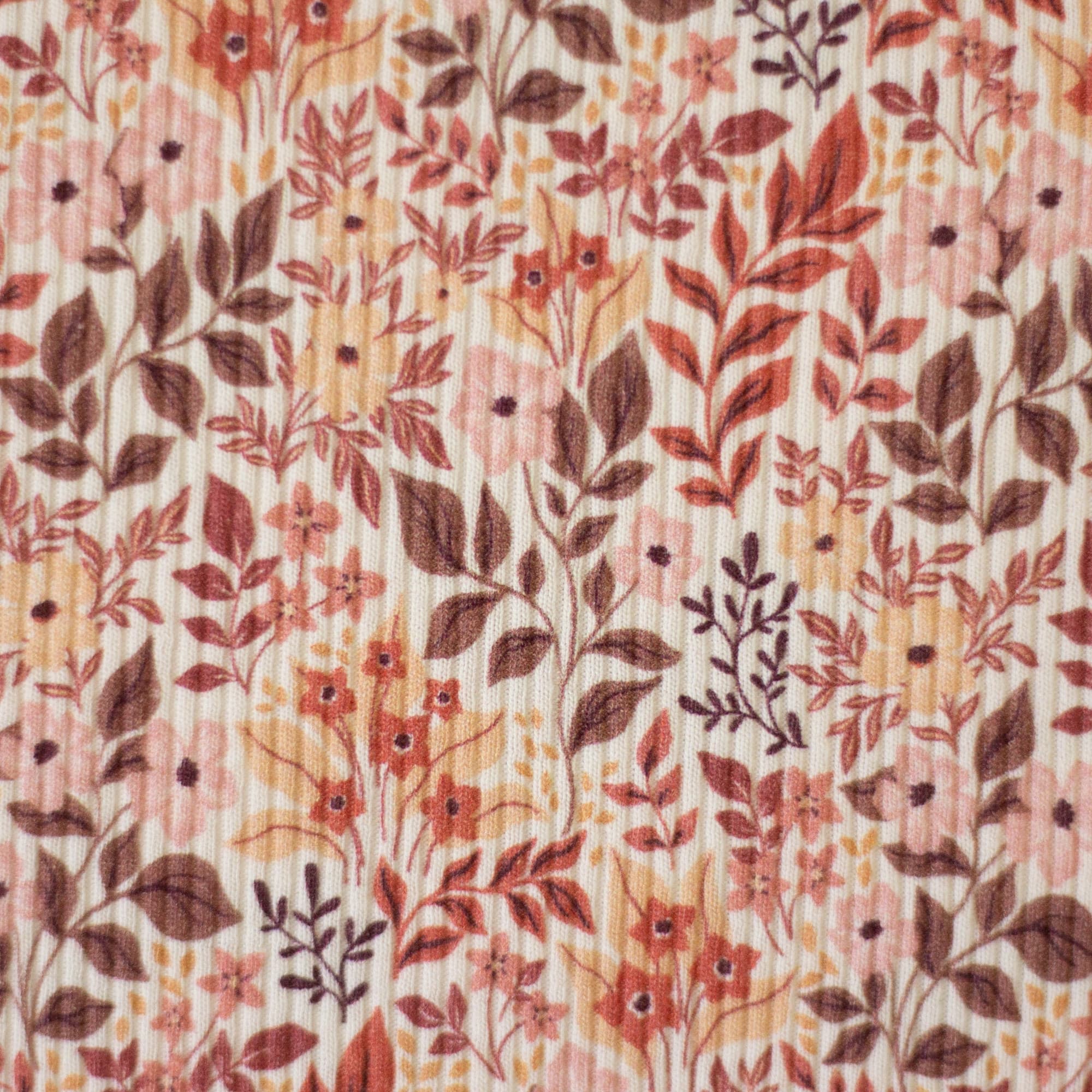 Mia -Rippjersey bunte Herbstblätter